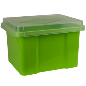 32 Litre Storage & File Box - Lime